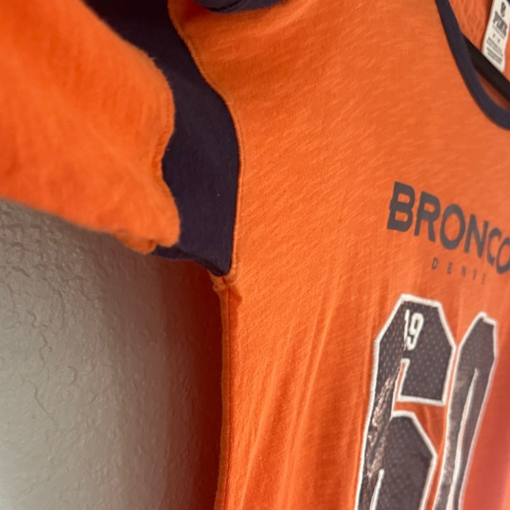 Victoria's Secret Pink Denver Broncos NFL Shirt - Size M - Picture 6 of 12
